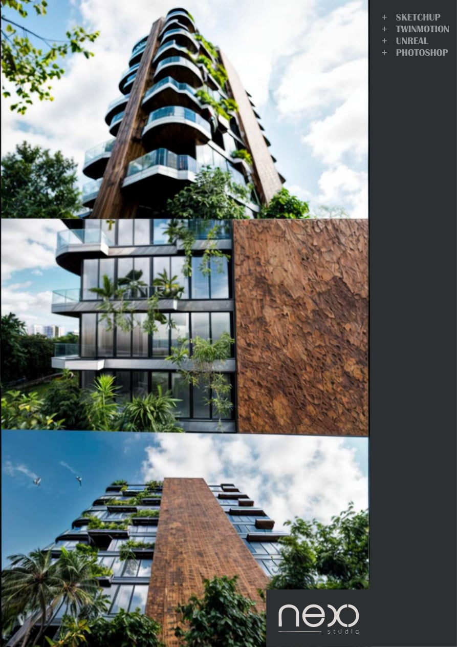 Residencial - Fachada por Nexo Studio